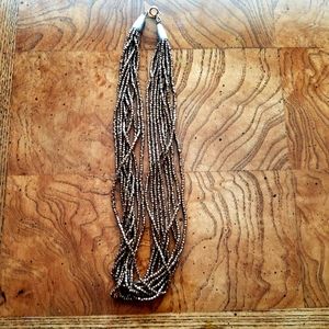 Layered bead necklace